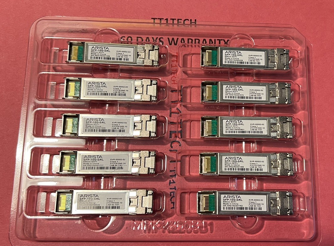Xfp 10 G Mm Sr Jual SFP Arista SFP-10G-SRL 850nm SFP+ - Kota