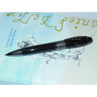 New Montblanc Writers Edition Daniel Defoe Set Fountain Pen