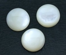 One 15mm Round Domed Creme Mother Of Pearl Cab Cabochon Gem Gemstone EBS8061