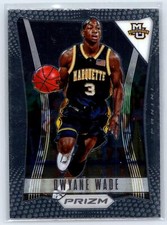 Dwyane Wade 2021 Panini Prizm Draft Picks Flashback Marquette Golden Eagles #12