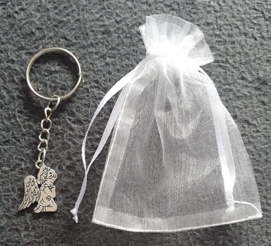 Engel Schutzengel Schlüsselanhänger Taufe Kommunion Konfirmation Gastgeschenk