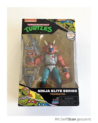 Teenage Mutant Ninja Turtles Ninja Elite Triceraton Actionfigur Playmates NEU