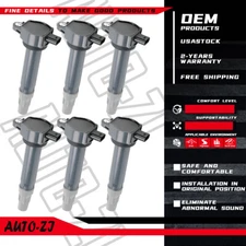 set of 6 Ignition Coil OEM For 06-10 Chrysler Dodge 2.7L 3.5L 4.0L C1522 UF502