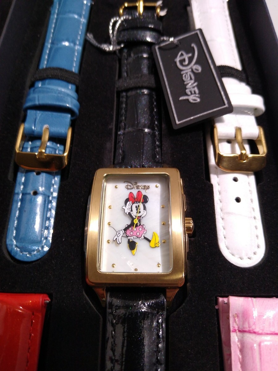 Disney Minnie Mouse Full Womens Watch with 5 Interchangeable 