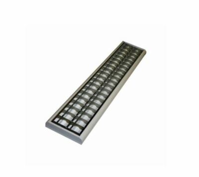 RITOS Rasteraufbauleuchte ProfiLine 2x36W, 6020 lm., 8000 K., weiß/alu