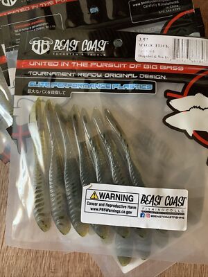 Beast Coast Magic Flick 3.5in Lot Of 10 Packs Color Assortment New Mint Dropshot