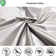 Faraday Protection Fabric-Reducing RFID/EMI/EMF/LE and Electrode Magnetic Soft