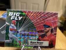 2021 Panini Mosaic Chrome BRYCE HARPER Prizm SILVER Refractor BIG-FLY Insert