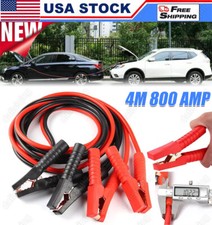 800amp 2 Gauge Jumper Booster Cables Power Start Jumper Heavy Duty Car Van Truck