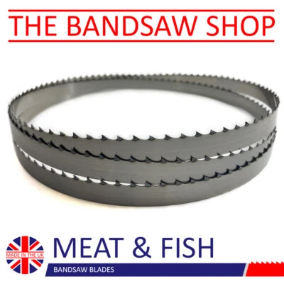 THE BANDSAW SHOP 69" x 1/2" BUTCHERS MEAT BANDSAW BLADES 4 TPI 10 Blades