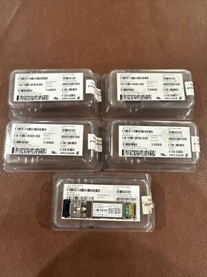 5x Ericsson RDH10265/25 Optical Transceiver/SFP CPRI 10GBase-LR lite RDH 102