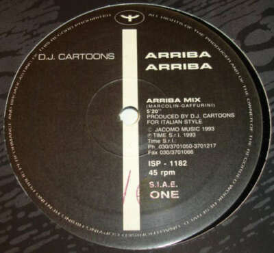 D.J. Cartoons* - Arriba Arriba 12'' Vinyl Schallplatte 152067