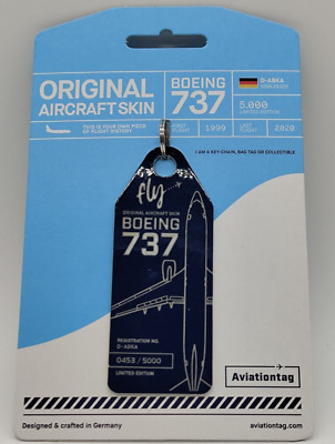 Aviationtag TUIfly Boeing 737-800 NG D-ABKA Dark Blue Aircraft Skin 0453
