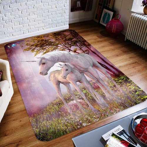 3D Unicorn Grass ZHUA8624 Game Non Slip Rug Mat Photo Carpet Zoe - Bild 1 von 5