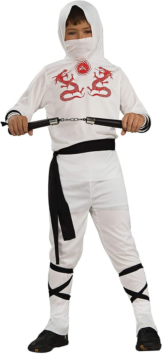 Haunted House Child's White Ninja Costume | eBay