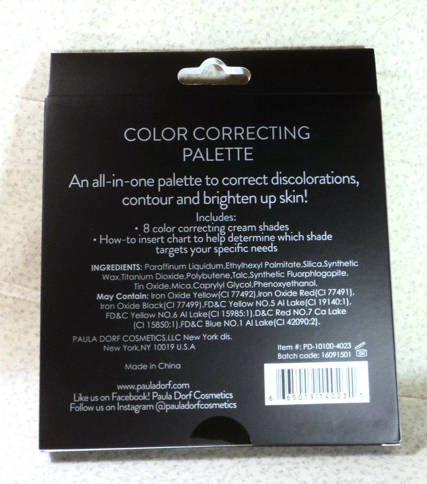 LOT OF 2 Paula Dorf Color Correcting Palette - 8 Colors - Boxed - Изображение 2 из 2