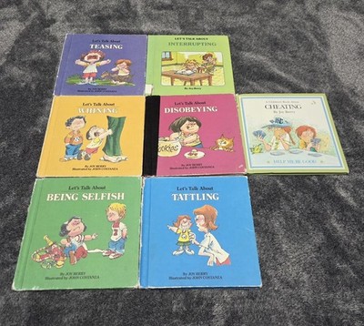 Vintage Let's Talk About Books Lot Of 5 Joy Berry Teasing Disobeying Tattling