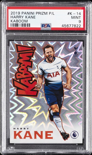 Harry Kane 2019 Panini Prizm Premier League Kaboom
