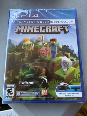 Minecraft PS4 Starter Collection -PlayStation 4 VR Mode Included NEW, Sealed