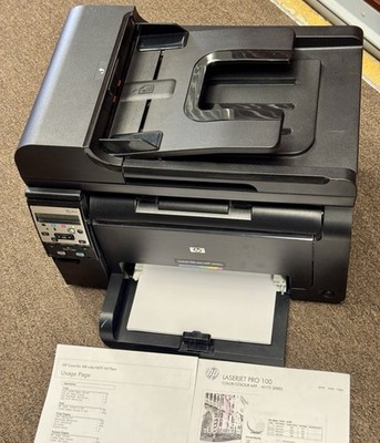 HP LaserJet Pro 100 Color MFP M175nw CE866A Wireless Printer 128MB 3k Pgs