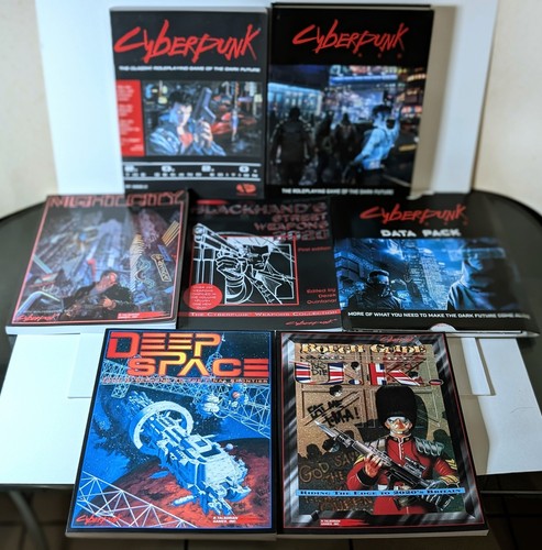 CYBERPUNK ROLEPLAYING GAME COLLECTION (6 Books + 1 Pack)