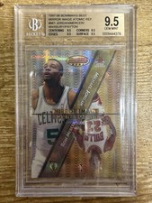 MICHAEL JORDAN 1997-98 BOWMAN’S BEST MIRROR IMAGE ATOMIC REFRACTOR #MI1 BGS 9.5