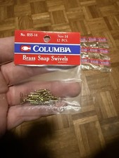144 Size 14 Columbia Brass Snap Swivels - No....