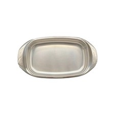 AMC Lasagnera Servierschale 42cm Edelstahl Servierplatte Hochwertig