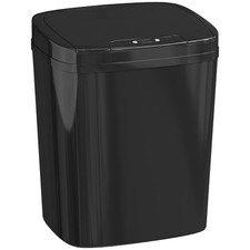 HOMCOM 15L Sensor Bin, Automatic Touchless Kitchen Bin, Battery Operated