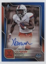 2025 Bowman U Chrome Prospect Blue Refractor /150 Xavier Brown #BCA-XB Auto 0y2q