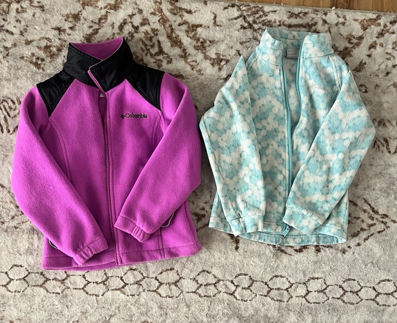 2 Columbia Girl’s Size 6 Fleece Jackets