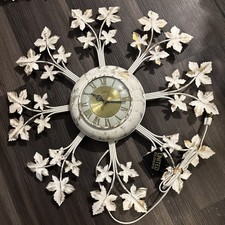 United Metal Goods Mid-Century Electric Mantel Clock Model 207 Brass — listing 3