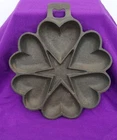 Griswold Style Cast Iron Hearts and Star Pan