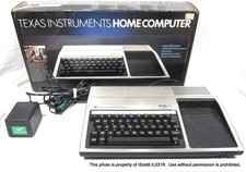 Vintage TEXAS INSTRUMENTS HOME COMPUTER 99/4A in Original Box w/ Controllers 