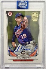 2020 Topps Archives Signature Series 7/12 Kohl Stewart Buyback Auto ⚾️