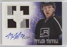 2013-14 Panini Prime Rookie Auto Holo Silver 47/50 Tyler Toffoli #114 Patch 1dw