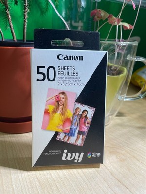 Canon Ivy Printer Zink Sticky-Backed Photo Paper 2x3'' UNOPENED BOX
