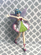 1 Hatsune Miku Figure white pink green mini dress pink shoes-wings-SOLD AS IS