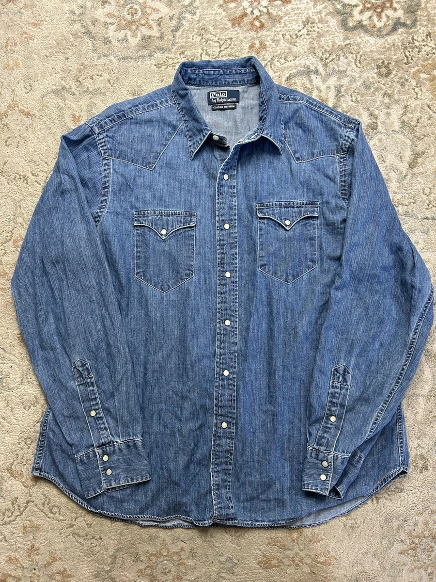 Polo Ralph Lauren Classic Western Casual Button-Down Shirts for