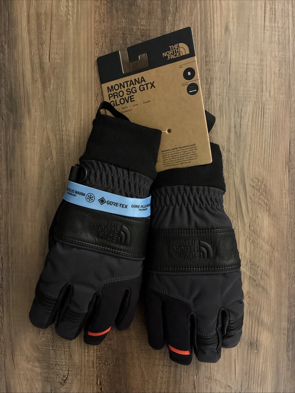 The North Face Montana Pro SG GTX Gloves Size SMALL Gore-Tex Waterproof Ski Snow