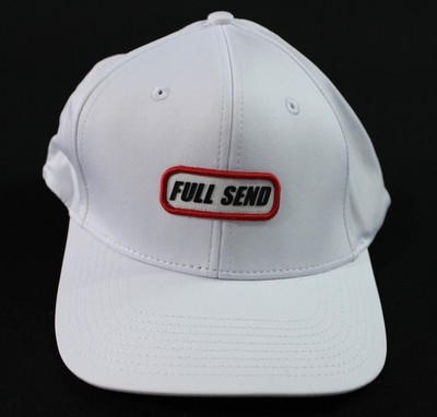 Full Send Gold Unisex Adjustable Embroidered Birdie Snapback LB3 White One Size