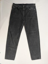 VINTAGE '94 Levis 550 USA MADE Jeans 38x34 Relaxed Fit Taper Black Red Tab Denim
