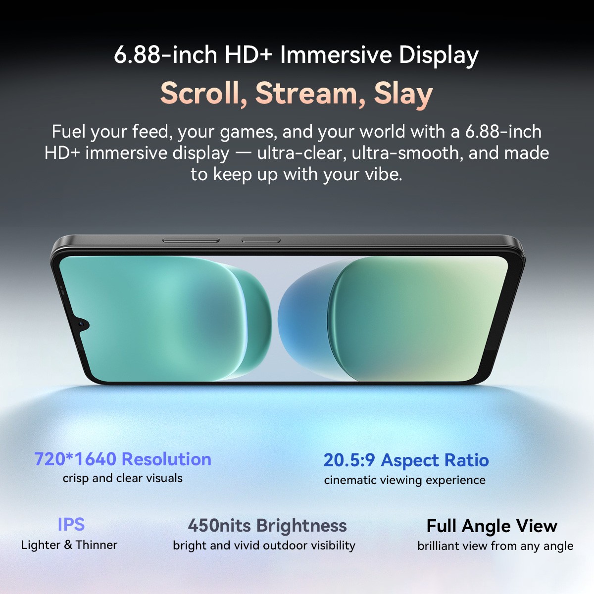 Blackview OSCAL Tiger 8 5G ブラック Blackview OSCAL TIGER 8 5G AI Smartphone 12GB+128GB 6.88