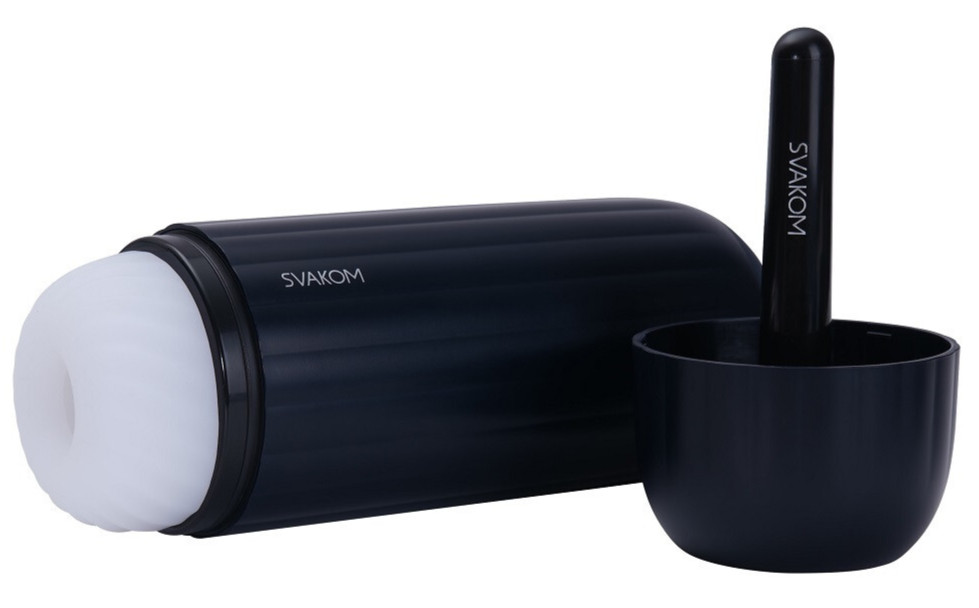 Svakom Sam Neo 2 Pro Interactive Masturbator - Dark Blue - Image 2