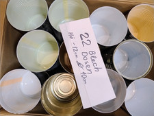 21 x Leere gepflegte Hö-12, Ø-10cm, Blech-Konserven Dosen Büchsen Werfen Basteln