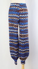 PLEATS PLEASE Blue/Brown Pants ISSEY MIYAKE 192 9881