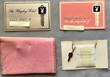 Vintage Original Playboy Club Membership Cards + Packet VG+
