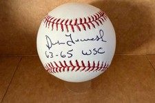 DICK TRACEWSKI DETROIT TIGERS 63-65 WSC SIGNED AUTO M.L. BASEBALL BECKETT AUTH
