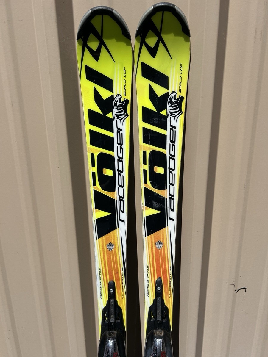 VOLKL Racetiger World Cup SL slalom race Skis, 155cm + Marker M12