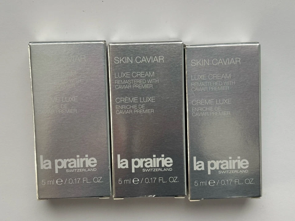 La Prairie Skin Caviar CREME DE LUXO + ESSÊNCIA NA LOÇÃO Amostras - ( LOTE COM 6 Peças) - Imagem 3 de 4